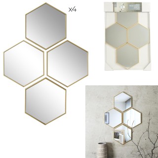 Διακοσμητικοί Καθρέφτες Σετ 4 Τεμαχίων 23 x 20 x 1,1 cm – Diamond ... Διακοσμητικοί Καθρέφτες Σετ 4 Τεμαχίων 23 x 20 x 1,1 cm – Diamond ...