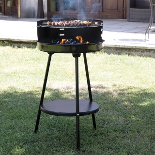 Galileo Ψησταριά μπάρμπεκιου στρογγυλή 42xΥ77 εκ. από ατσάλι με αφα...