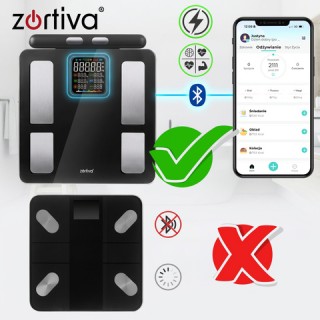 Iso trade Ζυγαριά Μπάνιου  Smart Premium  Αναλυτική Μέτρηση BMI, Λι...