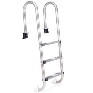 Costway  Σκάλα πισίνας 3 σκαλοπατιών ασφαλείας 132 x 50 x 26 cm ανο...
