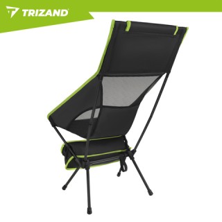 Trizand Αναδιπλούμενη Καρέκλα Ψαρέματος 41×52×86 cm, Ελαφριά, με Θή...