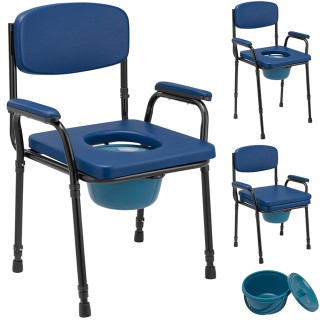 BAKAJI Ρυθμιζόμενο Καθισμα Wc για Ηλικιωμένους και Άτομα με Αναπηρί...