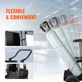 Καρότσι Συγκόλλησης VEVOR με Κλειδωμένο Ντουλάπι, 265LBS, 360° Ρόδε... Καρότσι Συγκόλλησης VEVOR με Κλειδωμένο Ντουλάπι, 265LBS, 360° Ρόδε...