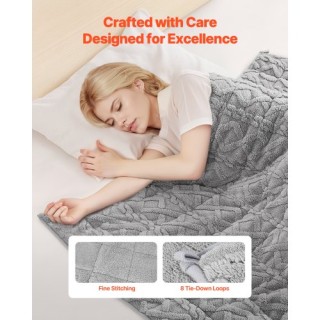 VEVOR Βαρύ Κουβέρτα 20lb 60 x 80 in Queen Size Sherpa Fleece JZMTYG... VEVOR Βαρύ Κουβέρτα 20lb 60 x 80 in Queen Size Sherpa Fleece JZMTYG...