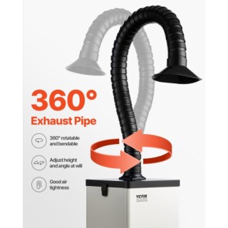 VEVOR Απορροφητήρας Καπνού 85W με Φίλτρα 3 Σταδίων PYJQDDY200LFAKTGUV2