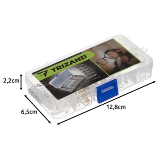 Trizand Σετ Επισκευής Γυαλιών 126 τεμάχιων σε Θήκη 25624