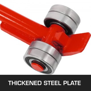 VEVOR Βαρέως Τύπου Μοχλός 3T/6600LBS με Ρόδες & Λαβή 1.8M  QG3T1.8M...