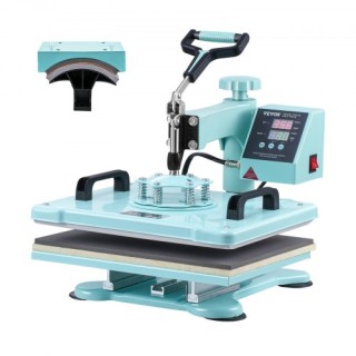 Μηχανή Θερμομεταφοράς VEVOR 12x15 2 σε 1 για Μπλουζάκια & Καπέλα Y... Μηχανή Θερμομεταφοράς VEVOR 12x15 2 σε 1 για Μπλουζάκια & Καπέλα Y...