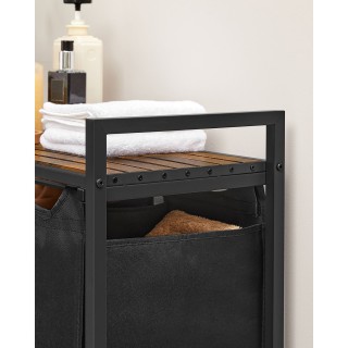 VASAGLE Καλάθι Ρούχων με 3 Σάκους και Ράφι Αποθήκευσης 92.5x33x72 ε... VASAGLE Καλάθι Ρούχων με 3 Σάκους και Ράφι Αποθήκευσης 92.5x33x72 ε...