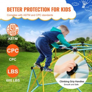 Παιδικός Θόλος Αναρρίχησης VEVOR 6FT για 3-9 Ετών JHPDYX6FTWPJPTVU2V0 Παιδικός Θόλος Αναρρίχησης VEVOR 6FT για 3-9 Ετών JHPDYX6FTWPJPTVU2V0