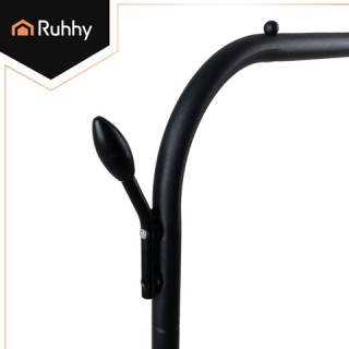 Ruhhy Τροχήλατη Κρεμάστρα Ρούχων με Διπλή Βέργα 27084 Ruhhy Τροχήλατη Κρεμάστρα Ρούχων με Διπλή Βέργα 27084