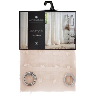 Atmosphera Κουρτίνα Χαμηλής Σκίασης με Πουά Σχέδιο σε Μπεζ, 140x260... Atmosphera Κουρτίνα Χαμηλής Σκίασης με Πουά Σχέδιο σε Μπεζ, 140x260...