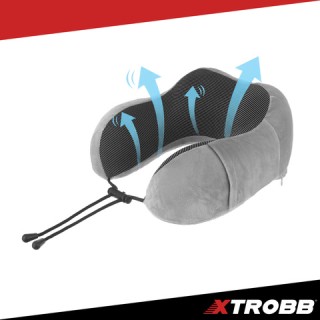 Xtrobb Σετ Ταξιδιού 4-σε-1 με Μαξιλάρι Λαιμού 3D, Μάσκα Ύπνου και... Xtrobb Σετ Ταξιδιού 4-σε-1 με Μαξιλάρι Λαιμού 3D, Μάσκα Ύπνου και...