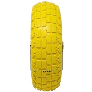 BAKAJI Πλήρης Τροχός Αντιδιάτρησης PU Κίτρινος Καρότσι Καροτσάκι 2... BAKAJI Πλήρης Τροχός Αντιδιάτρησης PU Κίτρινος Καρότσι Καροτσάκι 2...