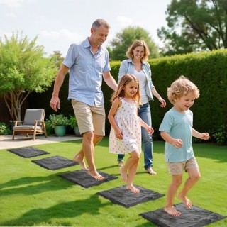 VEVOR Γκρι Διακοσμητικές Πλάκες Κήπου 8τμχ 15.5 x 15.5 ιντσών HYDJS... VEVOR Γκρι Διακοσμητικές Πλάκες Κήπου 8τμχ 15.5 x 15.5 ιντσών HYDJS...