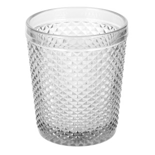 Galileo Σετ 6 πολύχρωμα ποτήρια νερού 320 ml από γυαλί με ανάγλυφη ...