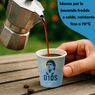 Shally Dogan 2000 Μονά Ποτήρια Καφέ Διακόσμηση D10 S 75ml Μίας Χρήσ...