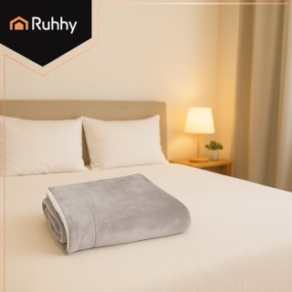 Ruhhy Διπλής Όψης Γκρι Ανοικτό Κουβέρτα - 150x200cm Απόλυτης Άνεσης... Ruhhy Διπλής Όψης Γκρι Ανοικτό Κουβέρτα - 150x200cm Απόλυτης Άνεσης...