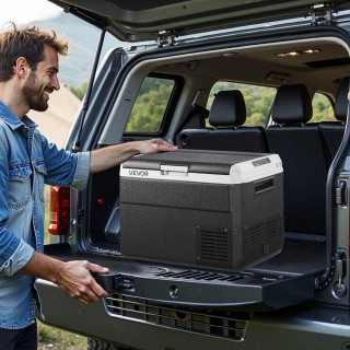 VEVOR Φορητό Ψυγείο Αυτοκινήτου 12V/24V, 50L, Συμπιεστή, Ρύθμιση Θε...