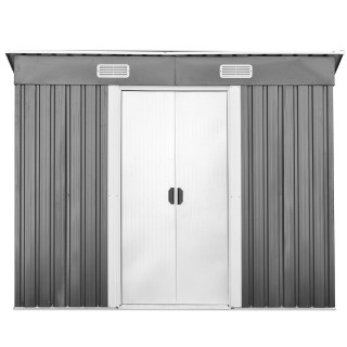 Costway Μεταλλική Αποθήκη Κήπου με Πλαγιοσκεπή  GT3416GR+