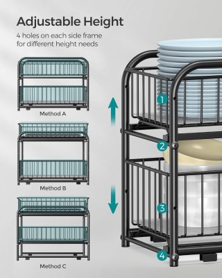 SONGMICS Πολυλειτουργικός Οργανωτής Ντουλαπιού 36.9×21.3×27.2cm με ... SONGMICS Πολυλειτουργικός Οργανωτής Ντουλαπιού 36.9×21.3×27.2cm με ...