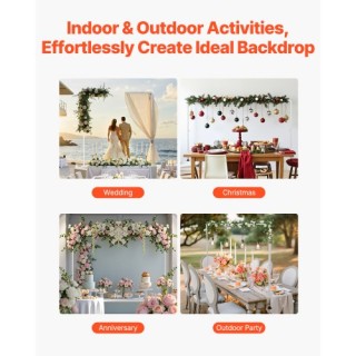 VEVOR Ρυθμιζόμενη Βάση Ράβδου με Σφιγκτήρες για Πάρτι 28-98 ίντσες ...