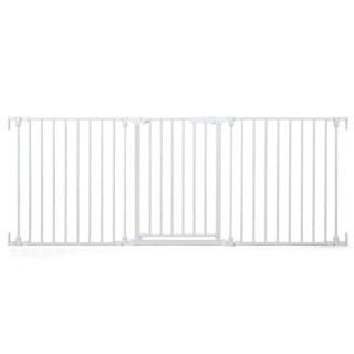 Costway Λευκή Πόρτα Ασφαλείας για Μωρά 3 Τεμαχίων με Διπλή Ασφάλιση...