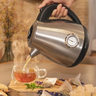 Βραστήρας 1,7 Lt 2200 W Thermosense 620 Retro Steel Cecotec CEC-01458 Βραστήρας 1,7 Lt 2200 W Thermosense 620 Retro Steel Cecotec CEC-01458