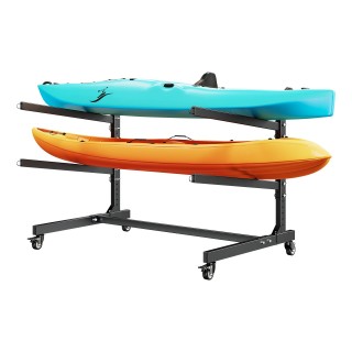 VEVOR Βάση Αποθήκευσης για 2 Καγιάκ, Βαρέως Τύπου, Ρυθμιζόμενη, Ελε...