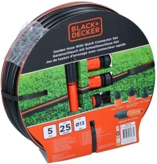 Λάστιχο Κήπου 25m με Σετ 5 Συνδέσμων & Ρυθμιζόμενο Εκτοξευτήρα – 13... Λάστιχο Κήπου 25m με Σετ 5 Συνδέσμων & Ρυθμιζόμενο Εκτοξευτήρα – 13...