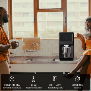 Costway Αυτόματος Παραγωγός Παγάκια Nugget με Δυνατότητα Αυτοκαθαρ... Costway Αυτόματος Παραγωγός Παγάκια Nugget με Δυνατότητα Αυτοκαθαρ...