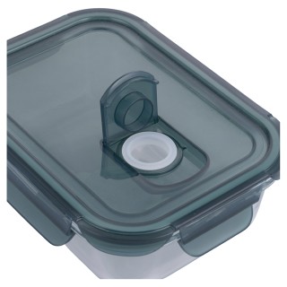 Galileo Ερμητικά κλειστό ορθογώνιο δοχείο 640 ml από γυαλί με καπάκ...
