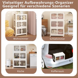 Costway Μεγάλος Πτυσσόμενος Πλαστικός Αποθηκευτικός Κάδος με Διαφαν... Costway Μεγάλος Πτυσσόμενος Πλαστικός Αποθηκευτικός Κάδος με Διαφαν...