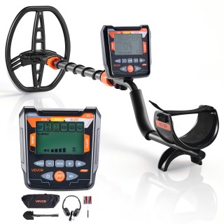 VEVOR Ανιχνευτής Μετάλλων Ενηλίκων 254mm, Υψηλής Ακρίβειας Χρυσός Α...