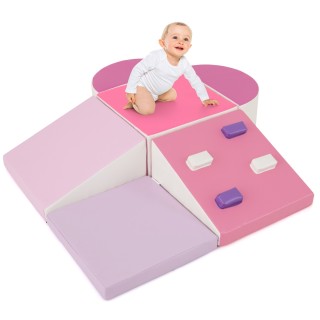 Costway Σετ Αναρρίχησης από Αφρώδες Υλικό για Παιδιά - 6 Τεμάχια, Κ... Costway Σετ Αναρρίχησης από Αφρώδες Υλικό για Παιδιά - 6 Τεμάχια, Κ...