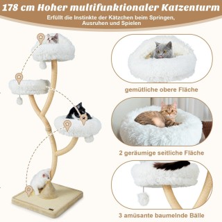 Costway Υψηλή Άνεση και Διασκέδαση για τον Αγαπημένο σας Γάτο - Πο... Costway Υψηλή Άνεση και Διασκέδαση για τον Αγαπημένο σας Γάτο - Πο...