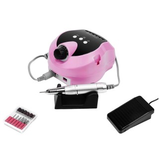 Ηλεκτρικός Τροχός για Νύχια με Οθόνη LED 45.000 rpm 35 W Ροζ 590300...