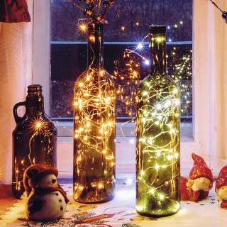 Galileo 10 Καλωδιακά LED Μπαταρίας, Θερμό Λευκό, Εσωτερική Χρήση, 1...