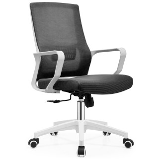 Shally Dogan  Μαύρη Καρέκλα Γραφείου με Λευκή Δομή για Γραφείο, Στο...