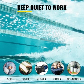 VEVOR Αντλία Πισίνας 1 HP, 15000 L/h 750W με Καλάθι Φίλτρου για Καθ... VEVOR Αντλία Πισίνας 1 HP, 15000 L/h 750W με Καλάθι Φίλτρου για Καθ...