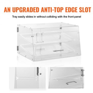 Βιτρίνα Ζαχαροπλαστικής VEVOR, 2 Επίπεδα, Ακρυλική, 52.6x33.5x30.2 ... Βιτρίνα Ζαχαροπλαστικής VEVOR, 2 Επίπεδα, Ακρυλική, 52.6x33.5x30.2 ...