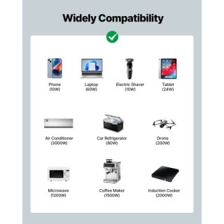 VEVOR Μετατροπέας Ισχύος 4000W, Καθαρού Ημιτόνου 12V DC σε 230V AC ... VEVOR Μετατροπέας Ισχύος 4000W, Καθαρού Ημιτόνου 12V DC σε 230V AC ...