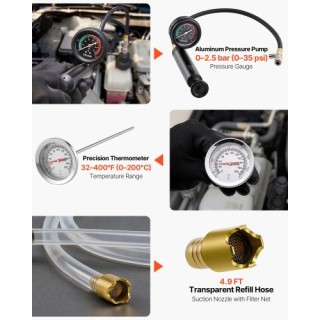 VEVOR Σύστημα Ελέγχου Πίεσης Ψυκτικού & Αναπλήρωσης, 47 Τεμ. SRQYLC...