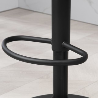 Σετ από 2 Σκαμπό Μπαρ με Ρυθμιζόμενο Ύψος, Υποπόδιο και Περιστρεφό... Σετ από 2 Σκαμπό Μπαρ με Ρυθμιζόμενο Ύψος, Υποπόδιο και Περιστρεφό...