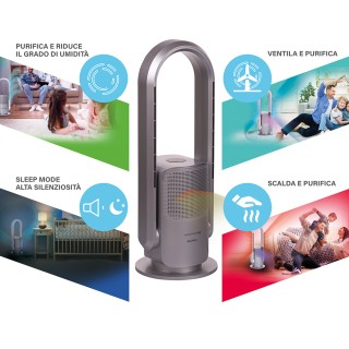 Kooper Καθαριστής αέρα με 2 φίλτρα Hepa, έλεγχος μέσω τηλεχειριστηρ...