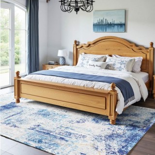 VEVOR Μοντέρνο Μπλε Ανθεκτικό Χαλί 5x7 ft JXZXDT5X7FTX23OBS001V0