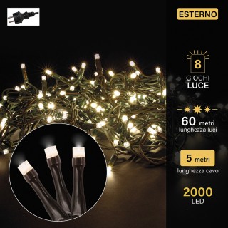 Kooper Σειρά 2000 λευκό θερμό φωτισμό 60 μ. για εξωτερική χρήση με ...