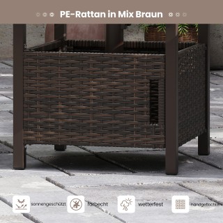 Costway Μικρό Αδιάβροχο Ρατάν Τραπέζι Κήπου με Οπή για Ομπρέλα NP12... Costway Μικρό Αδιάβροχο Ρατάν Τραπέζι Κήπου με Οπή για Ομπρέλα NP12...