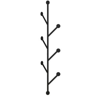 Έπιπλο Εισόδου με Κρεμάστρα και Παπουτσοθήκη με 3 Ράφια 30 x 83 x 4...