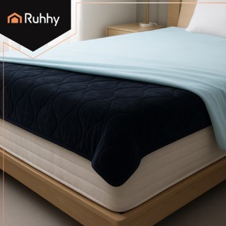 Ruhhy Ηλεκτρική Κουβέρτα Διπλή 180x130cm με 6 Λειτουργίες και Τηλεχ...